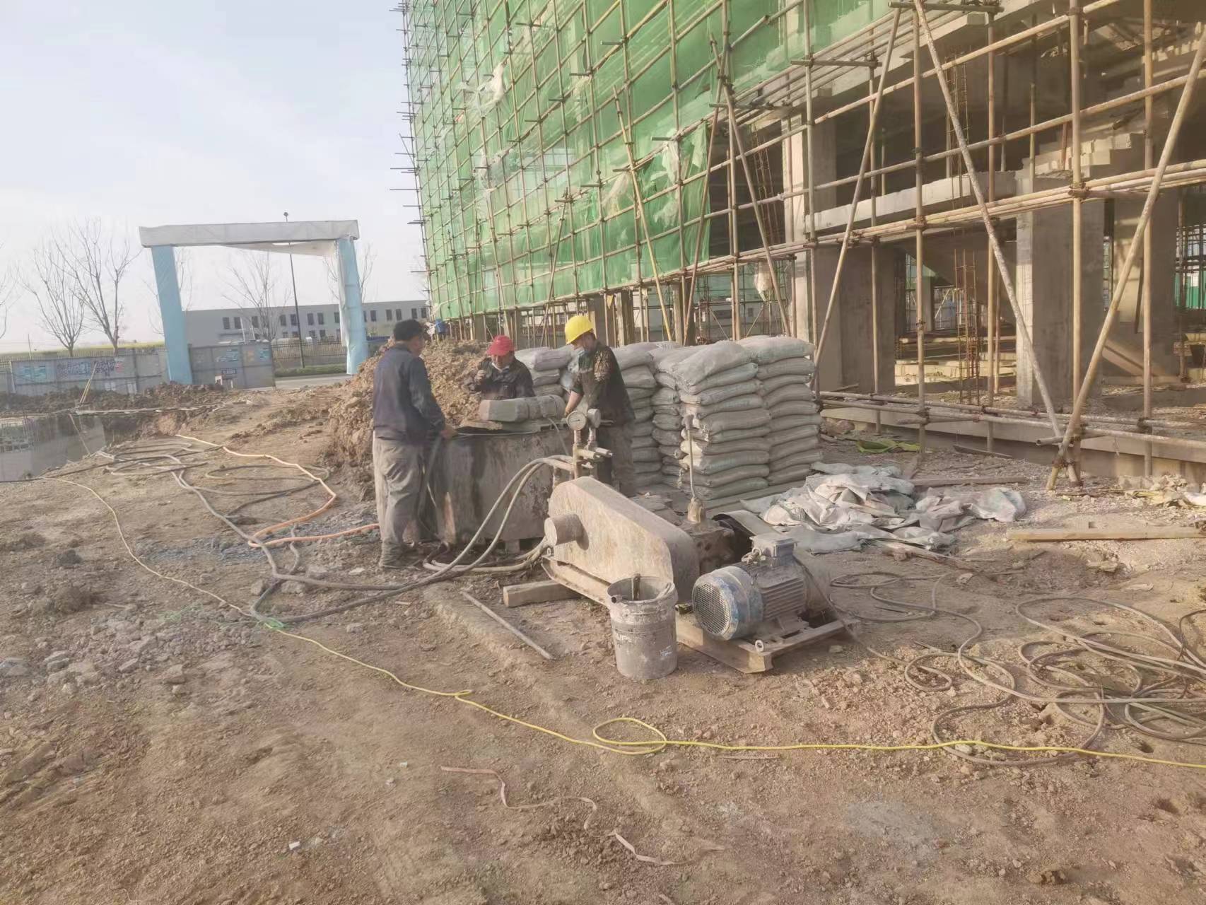 沅江别墅下沉注浆